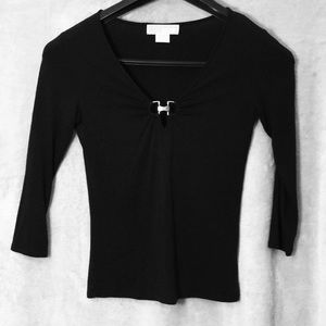 🍭Michael Kors Black Top Size xs/Xp
